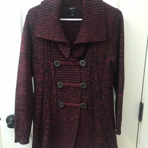 Style company sweater coat, gently worn